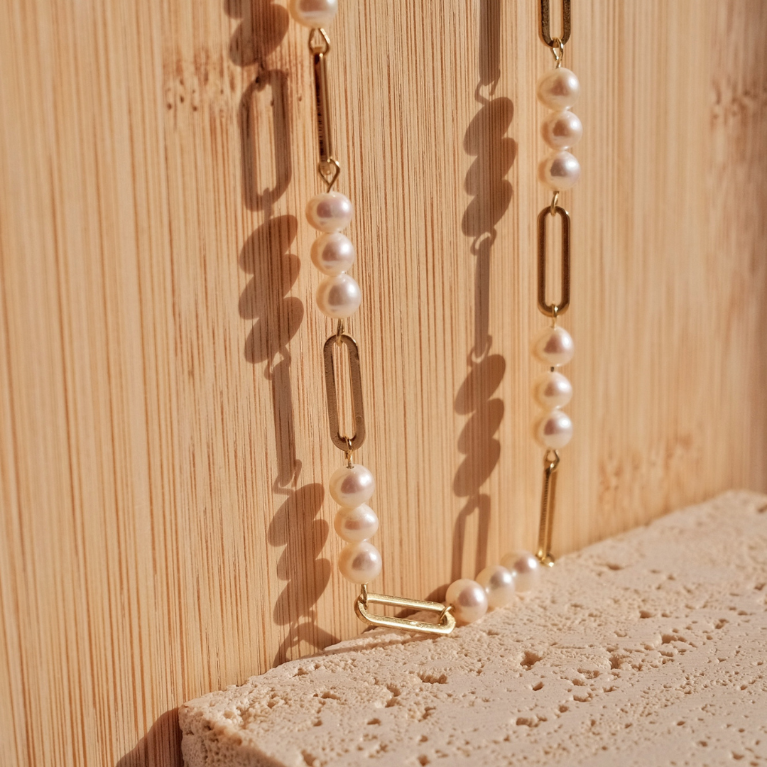 Jasminah Pearl Fashion Necklace