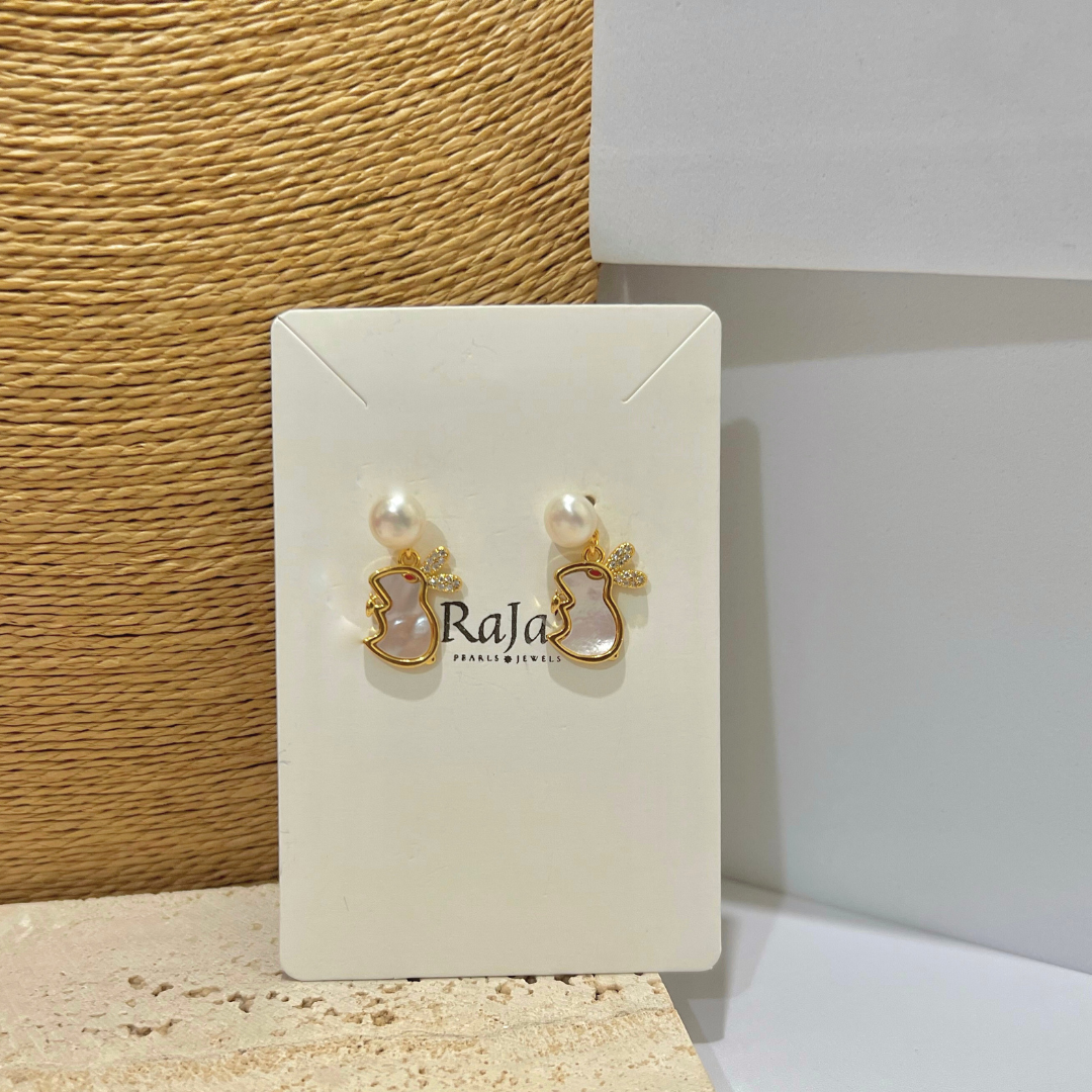 Aisha Pearl Earrings