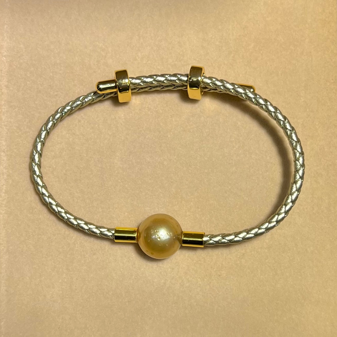 Emily South Sea Leather Bracelet