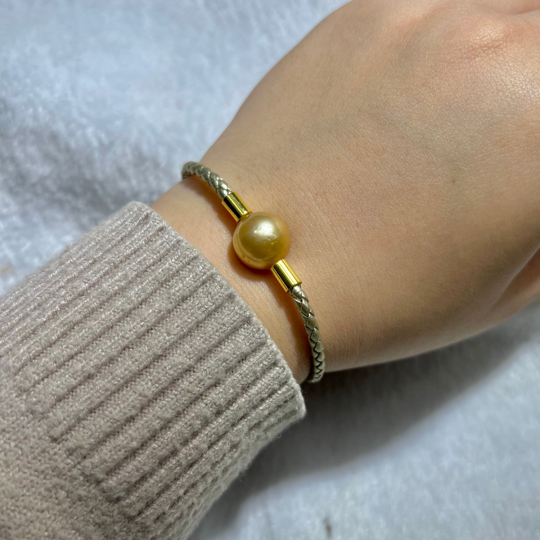 Emily South Sea Leather Bracelet