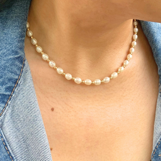 Kristine Pearl Necklace