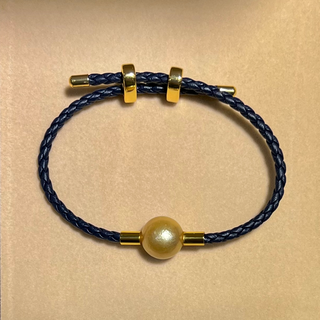 Emily South Sea Leather Bracelet
