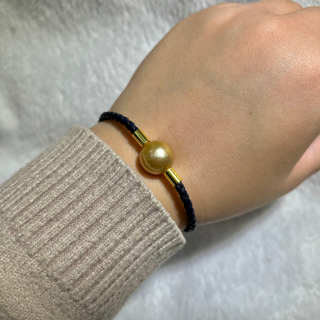 Emily South Sea Leather Bracelet
