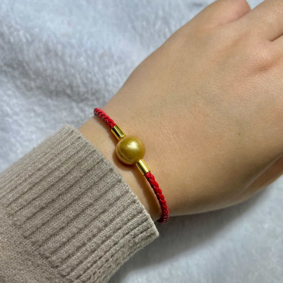 Emily South Sea Leather Bracelet