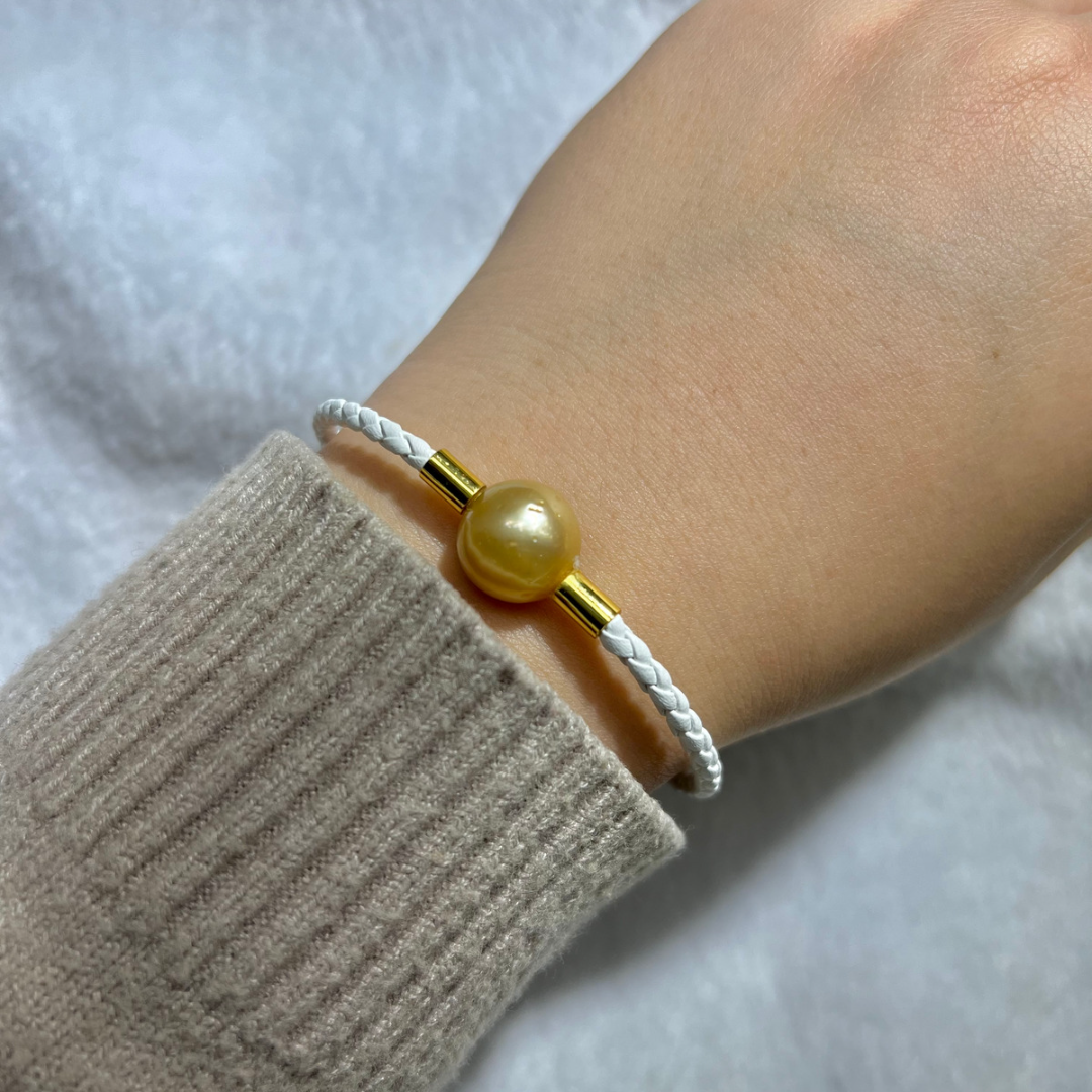 Emily South Sea Leather Bracelet