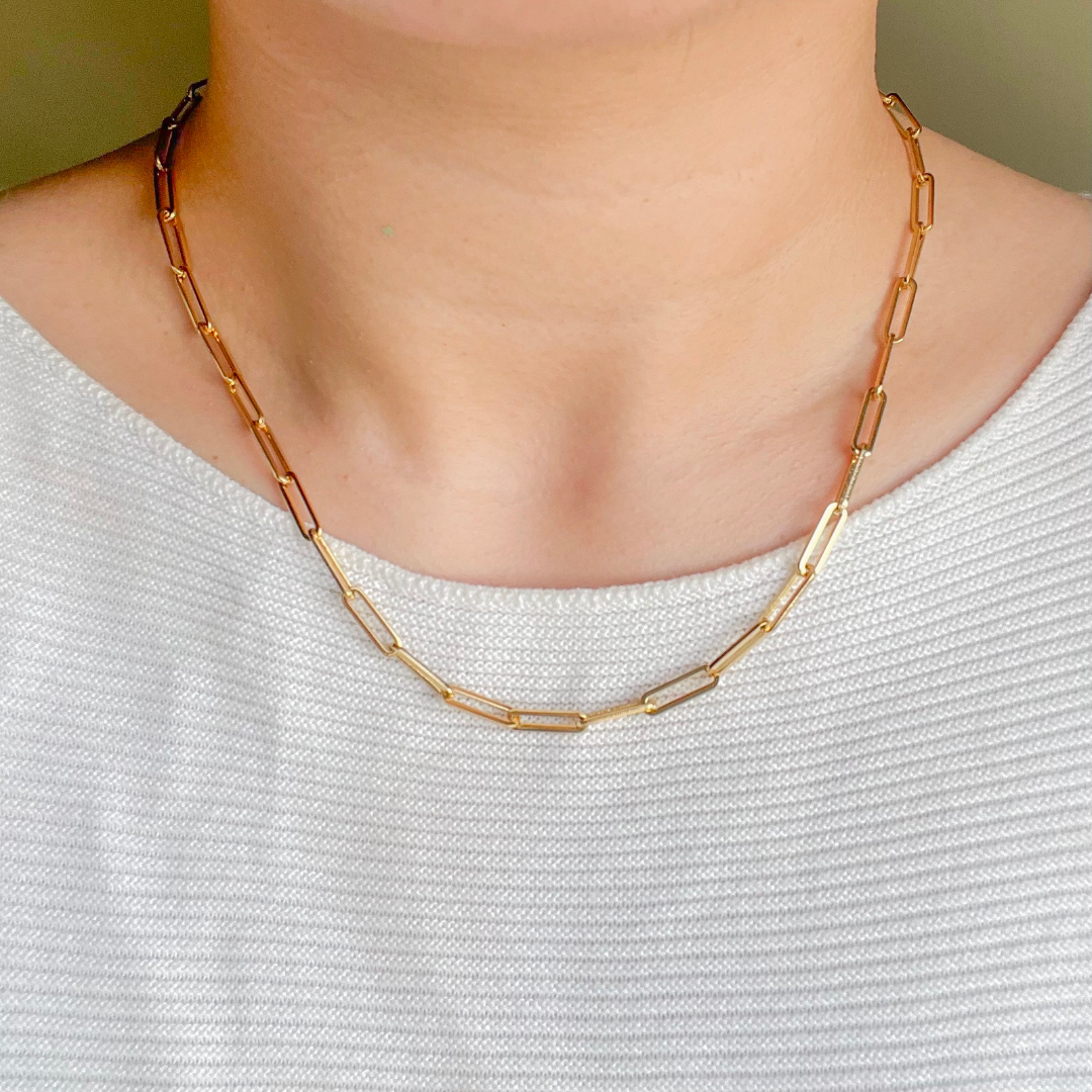 Kim Paperclip Necklace