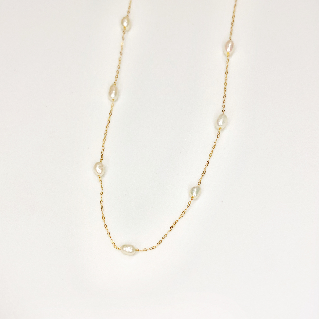 Iya 18K Station Necklace