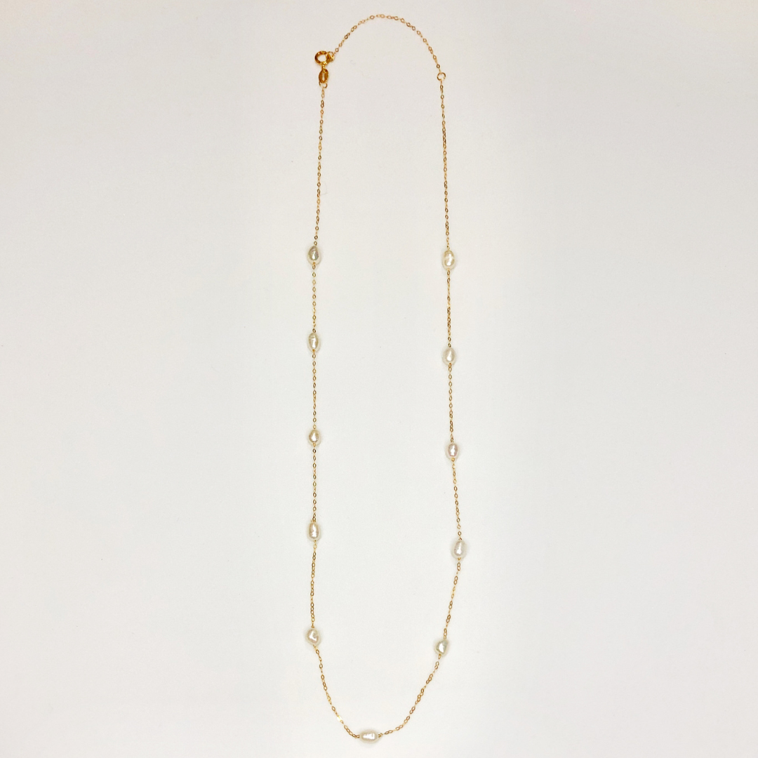 Iya 18K Station Necklace