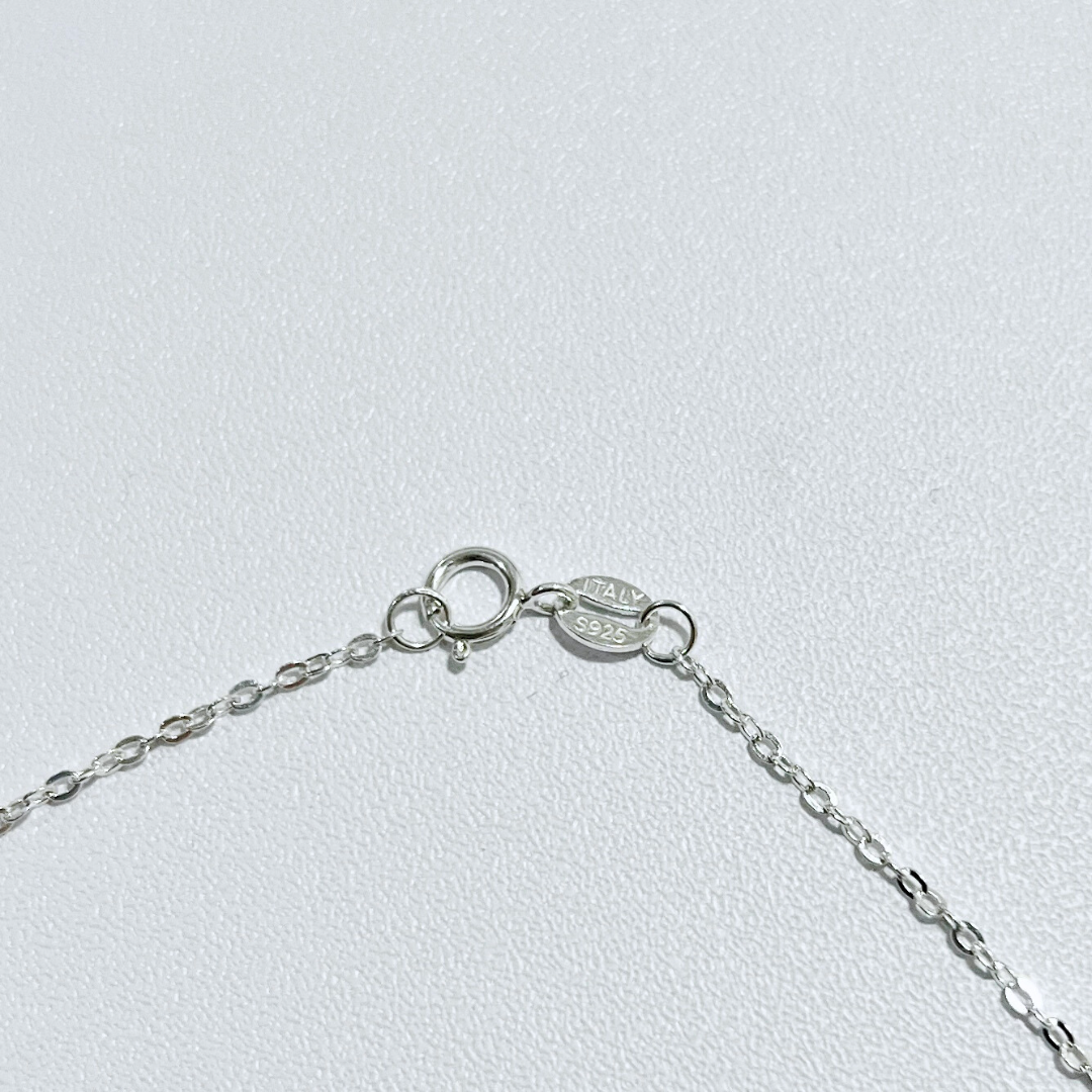 Anne 92.5 Sterling Silver Station Necklace