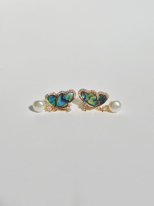 EOR0031 Dangle Pearl Earrings