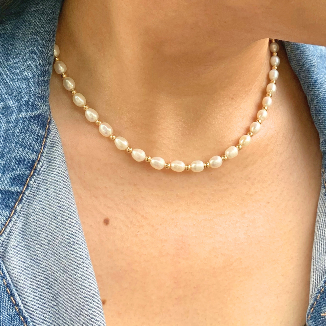 Kristine Pearl Necklace