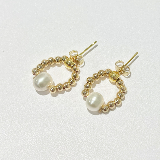 Mary Pearl Dangle Earrings
