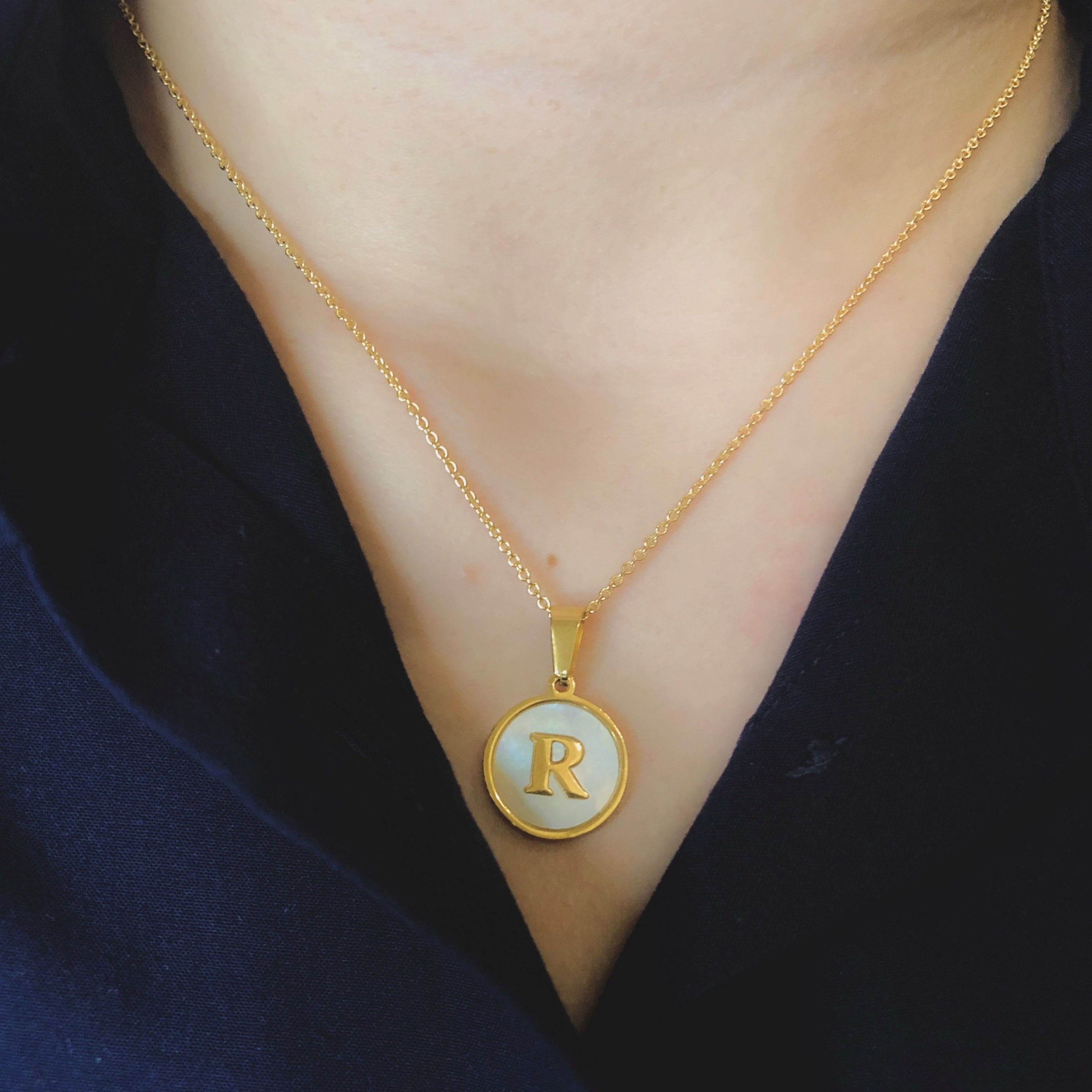 Rema Initial Necklace – RAJAS